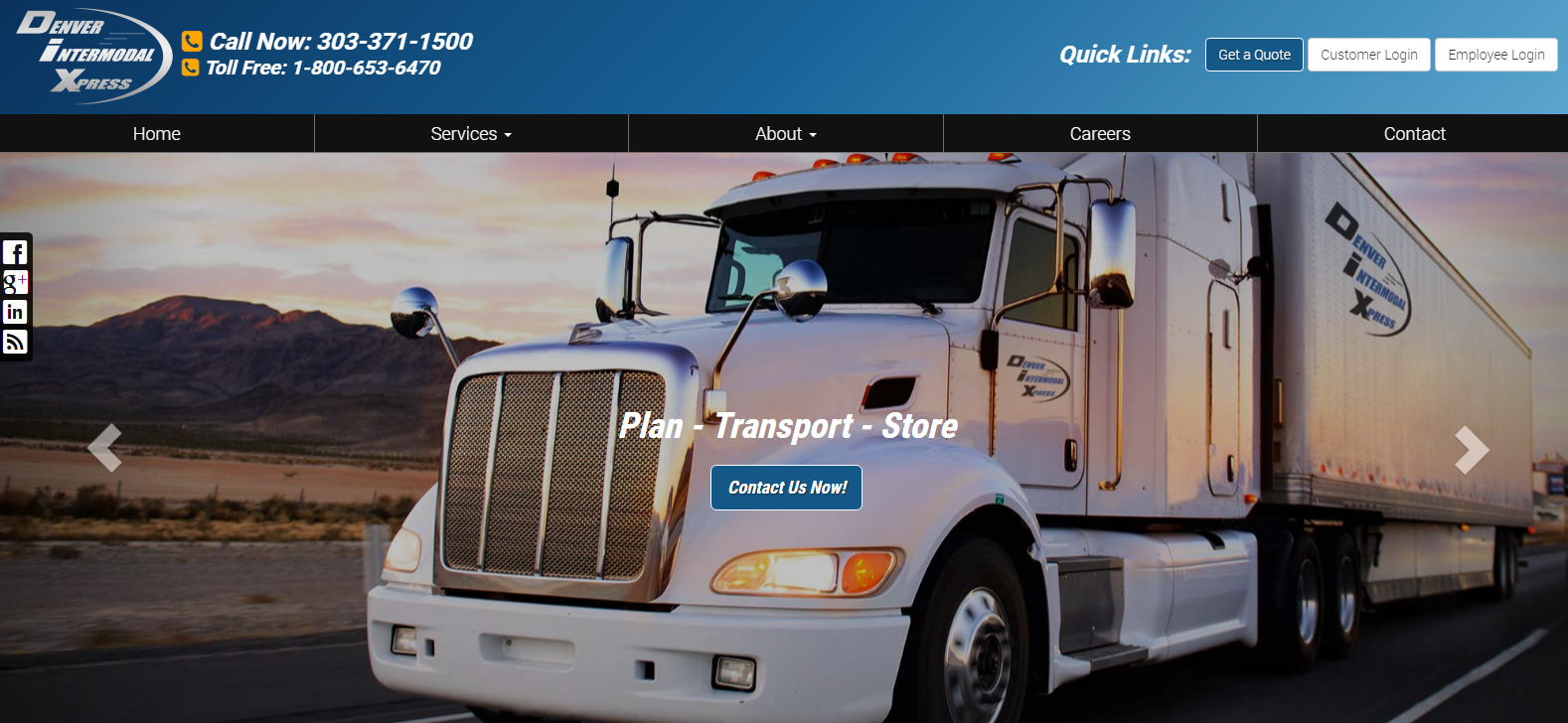 
New Website Launched: Denver Intermodal Xpress
