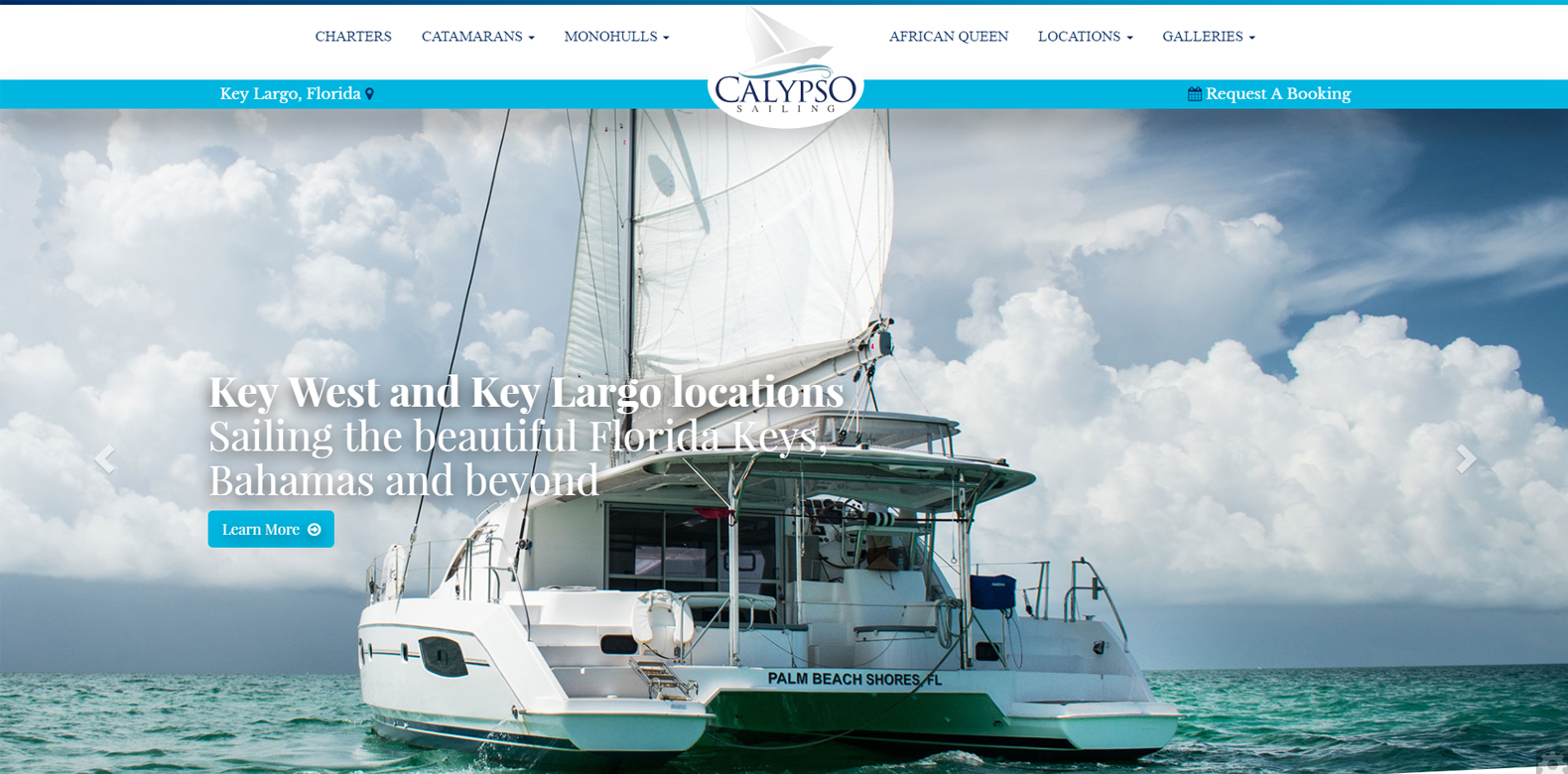 
New Website Launch: Calypso Sailing