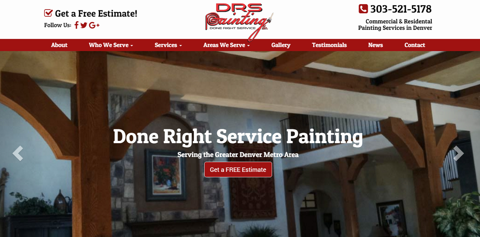 
New Website Launch: Done Right Service Painting