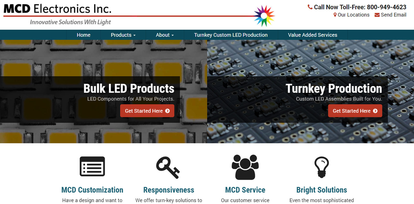 
New Website Launch: MCD Electronics