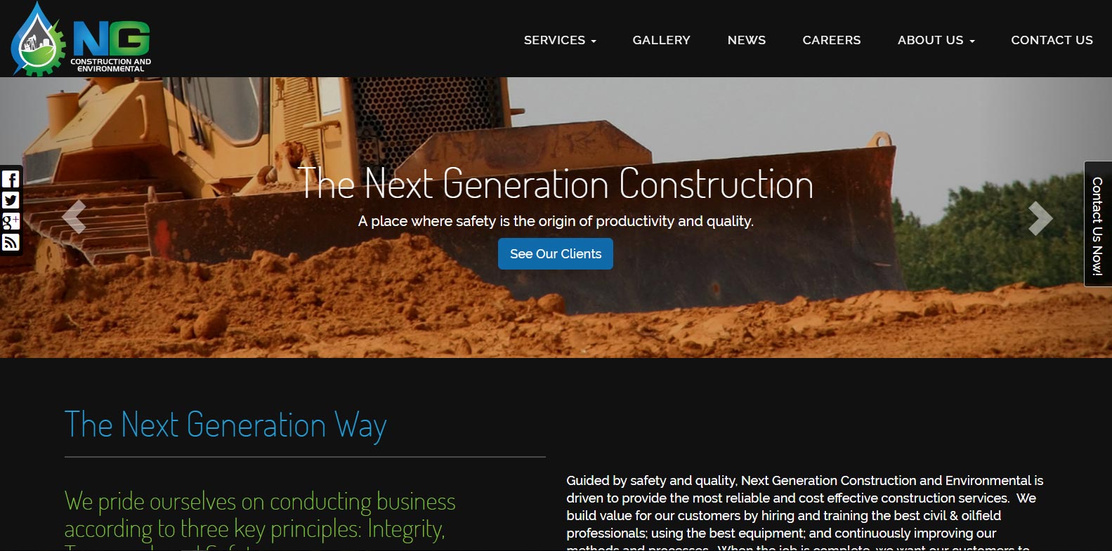 
New Website Launched: NG Construction