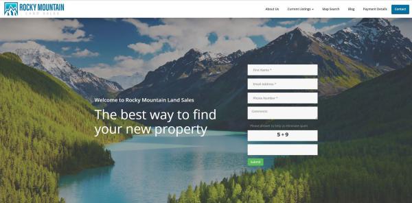 
New Website Launch: Rocky Mountain Land Sales