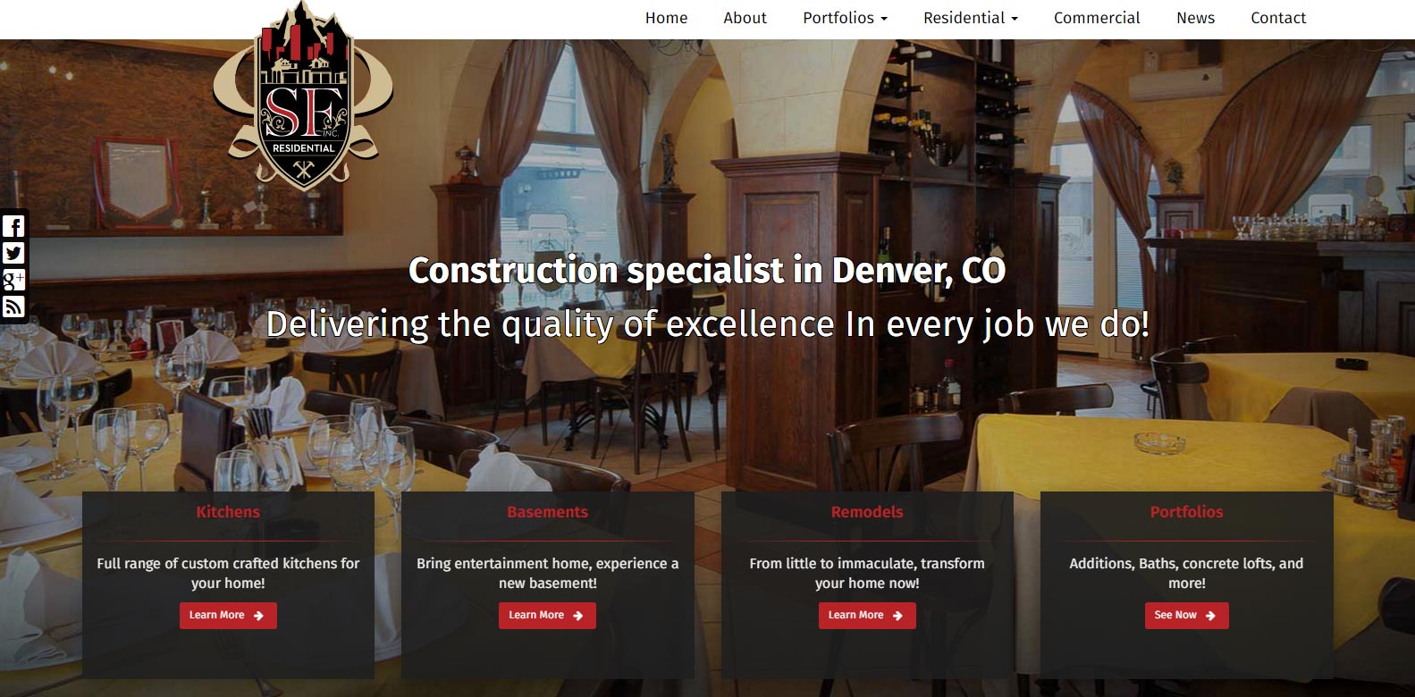 
New Website Launched: SF Inc. Construction