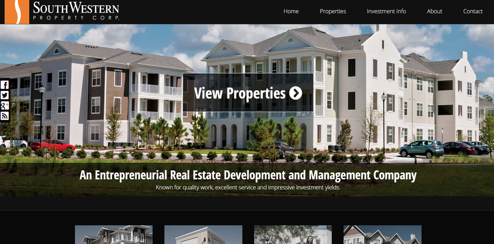 
New Website Launch: SouthWestern Property Corp.