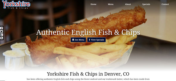 
New Website Upgrade: Yorkshire Fish & Chips