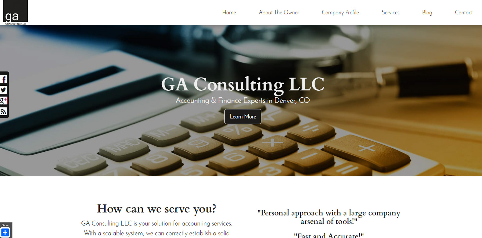 
New Website Launch: GA Consulting