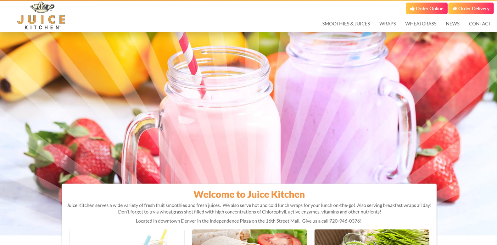 
New Website Upgrade: Juice Kitchen
