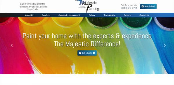 
New Website Launch: Majestic Painting