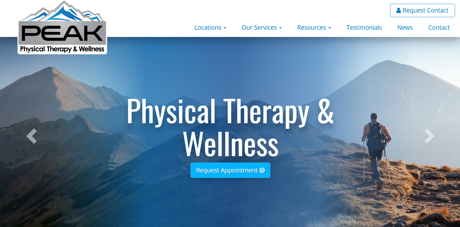 
New Website Launch: Peak Physical Therapy & Wellness
