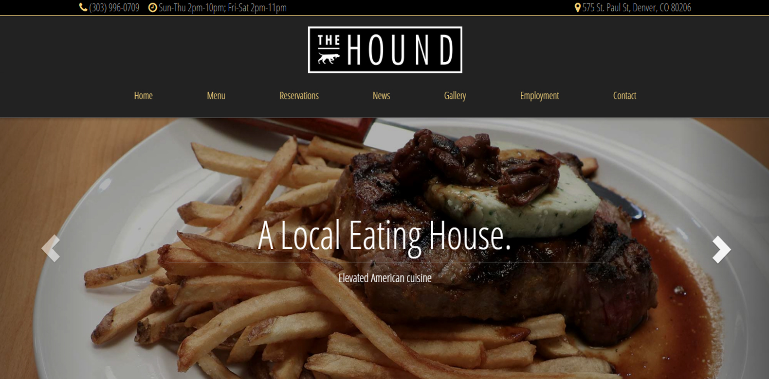 
New Website Upgrade: The Hound