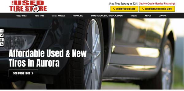 
New Website Launch: The Used Tire Store