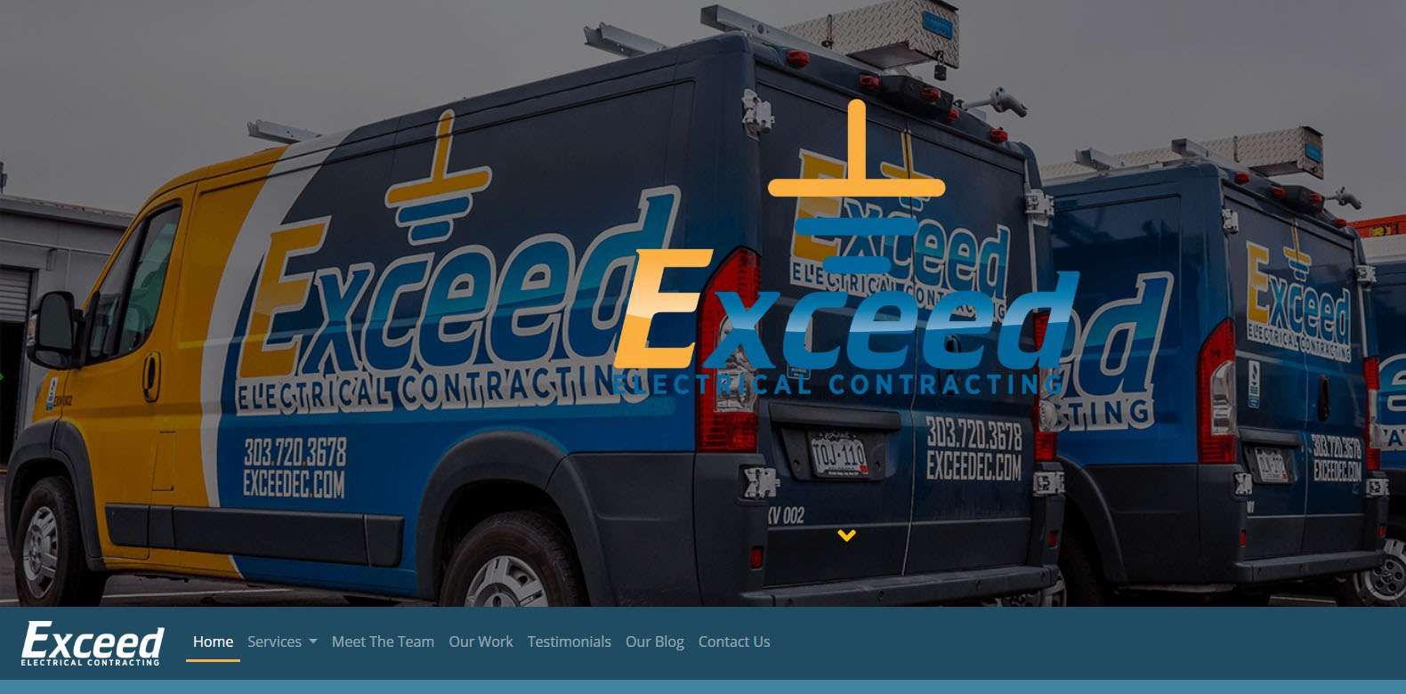 Exceed-Electrical-Contracting-Denver-Website-Designs
